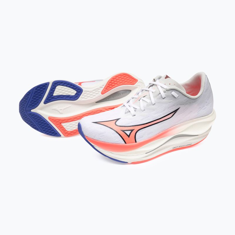 Női futócipő Mizuno Wave Rebellion Flash 3 white/striking coral/iris bloom 16