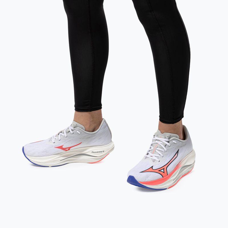 Női futócipő Mizuno Wave Rebellion Flash 3 white/striking coral/iris bloom 17