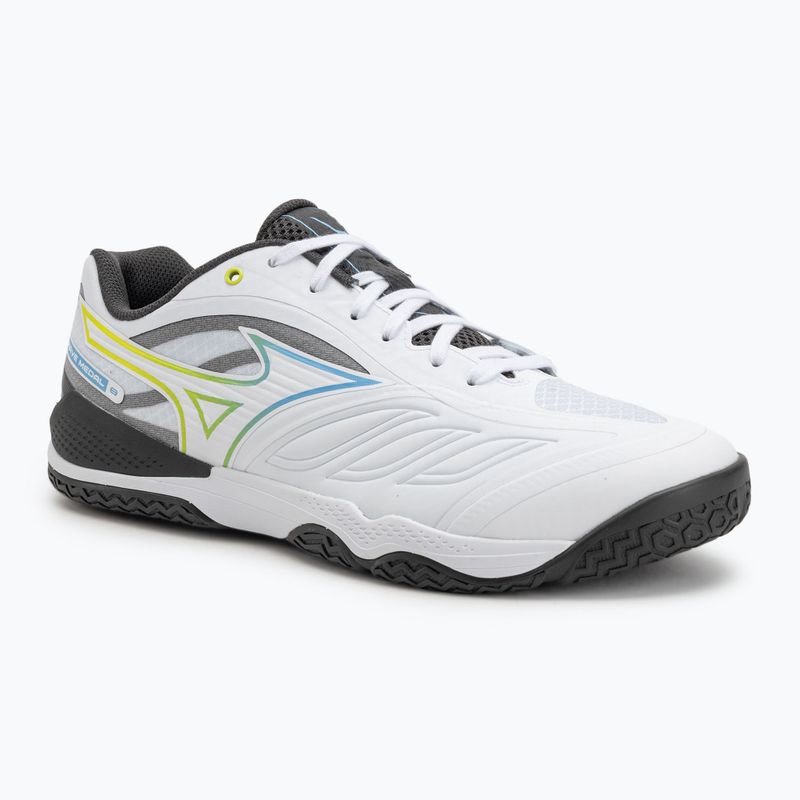 Mizuno Wave Medal 8 teniszcipő fehér/all aboard/fekete homok