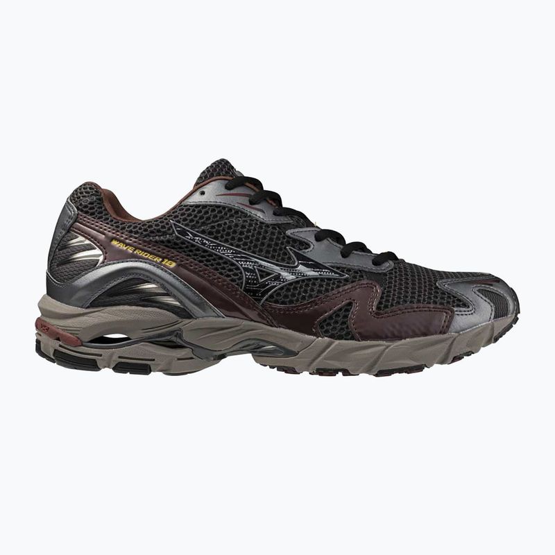 Mizuno Wave Rider 10 cipő black sand/black/chicory coffee