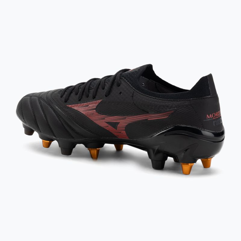 Férfi Mizuno Morelia Neo IV Beta Elite Mix SG fekete/morelia 40. piros/fekete futballcipők 3