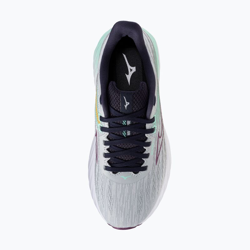 Női futócipő Mizuno Wave Inspire 21 gyöngyházkék/sötétlila/jégzöld Mizuno Wave Inspire 21 gyöngyházkék/sötétlila/jégzöld 7