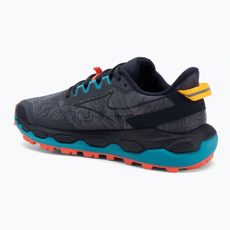 Férfi futócipő Mizuno Wave Mujin 11 odyssey szürke/citrus/tüzes korall 2 3