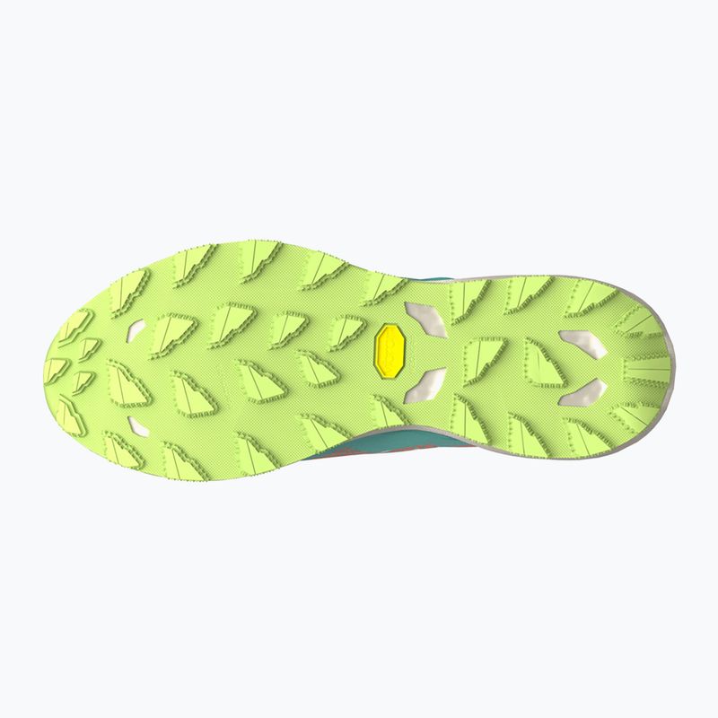 Női futócipő Mizuno Wave Daichi 9 friss lazac/fehér/csúcs zöld 2