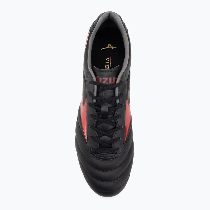 Férfi Mizuno Morelia II Elite FG futballcipő fekete/morelia 40. piros/fekete homok 5
