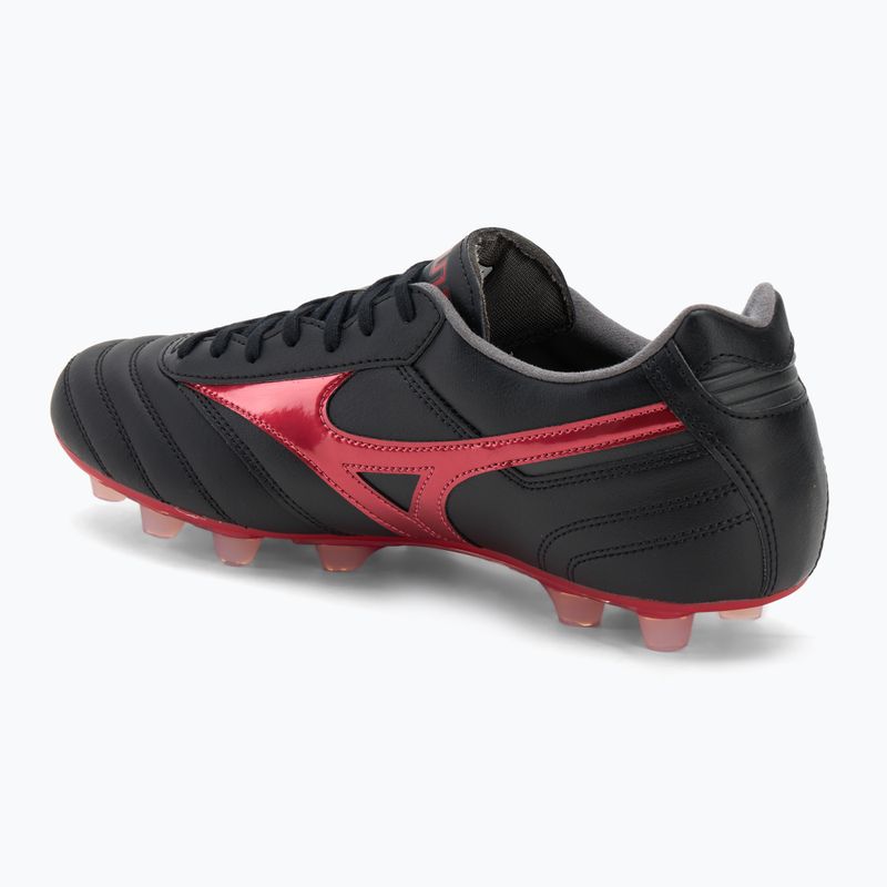 Férfi Mizuno Morelia II Pro FG futballcipő fekete/morelia 40. vörös/fekete homok 3