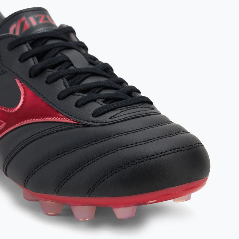 Férfi Mizuno Morelia II Pro FG futballcipő fekete/morelia 40. vörös/fekete homok 7