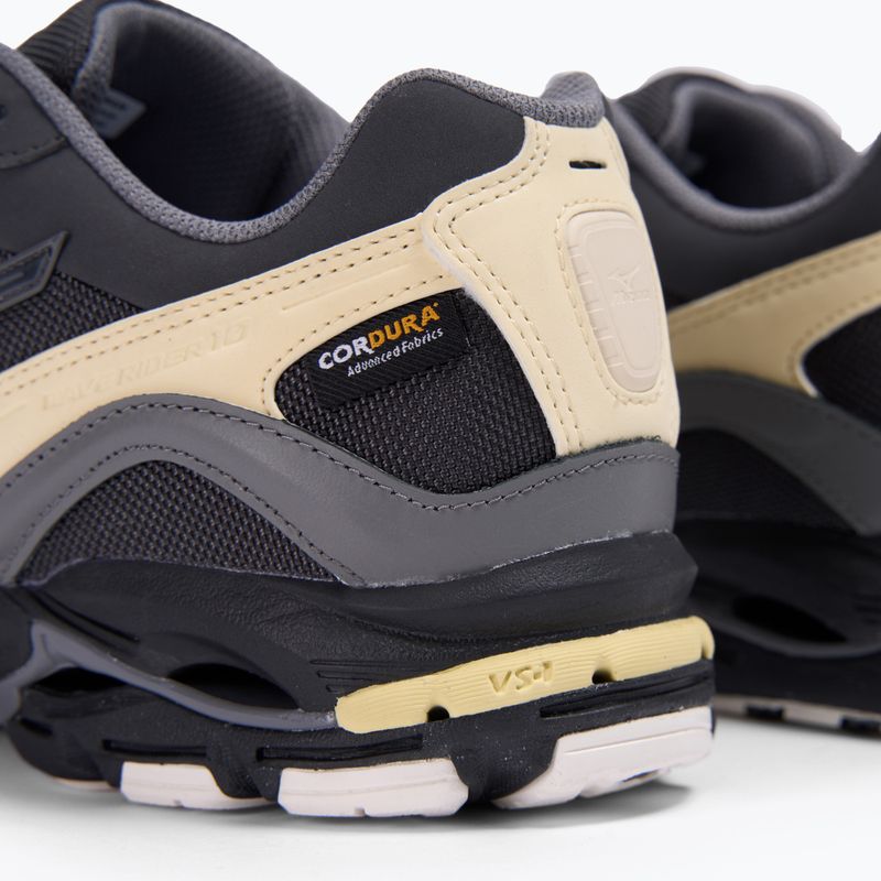 Férfi cipők Mizuno Wave Rider 10 Cordura black sand/quiet shade/banana crape 5