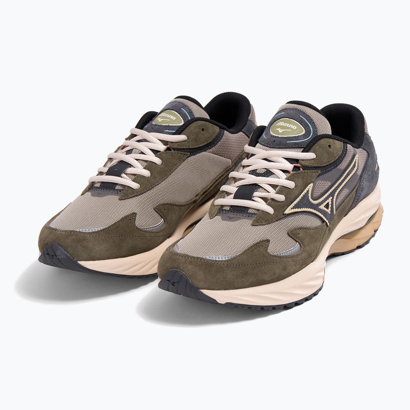 Férfi cipők Mizuno Wave Rider β vintage khaki/black sand/grape leaf 2