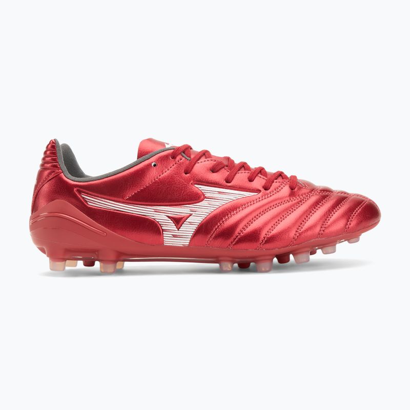 Férfi focicipő Mizuno Monarcida Neo III Pro AG morelia 40th red/white 2