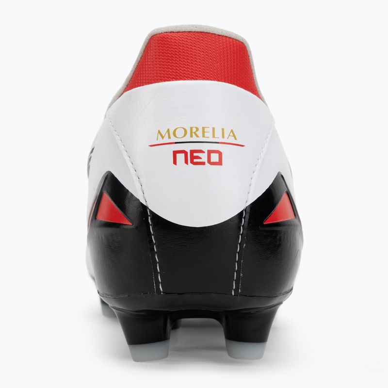 Férfi focicipő Mizuno Morelia Neo IV Pro MD white/black/chinese red 6