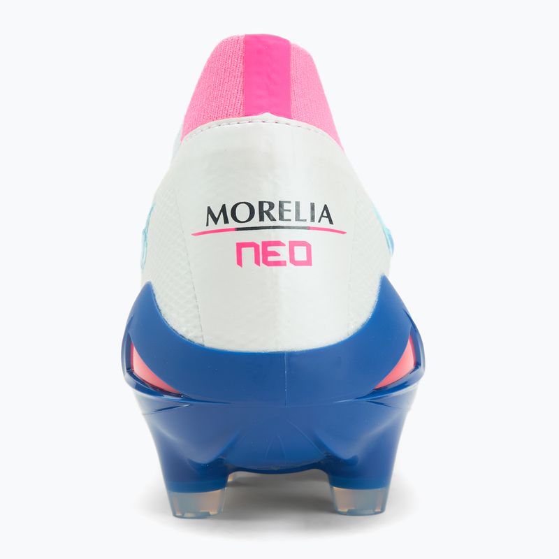 Férfi focicipő Mizuno Morelia Neo IV β Japan Md white/tanager turquoise/pink tetra 6