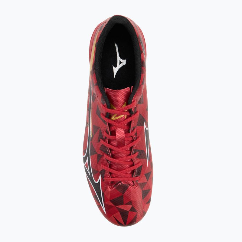 Mizuno Alpha II Select AG morelia 40. piros/fekete/arany futballcipő 5