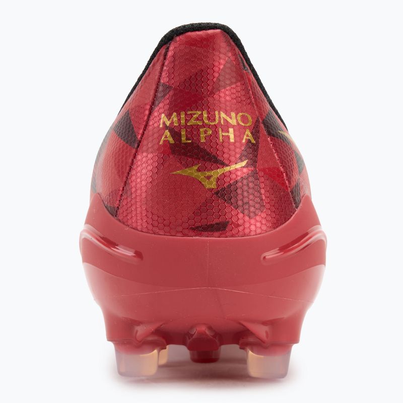 Mizuno Alpha II Select AG morelia 40. piros/fekete/arany futballcipő 6