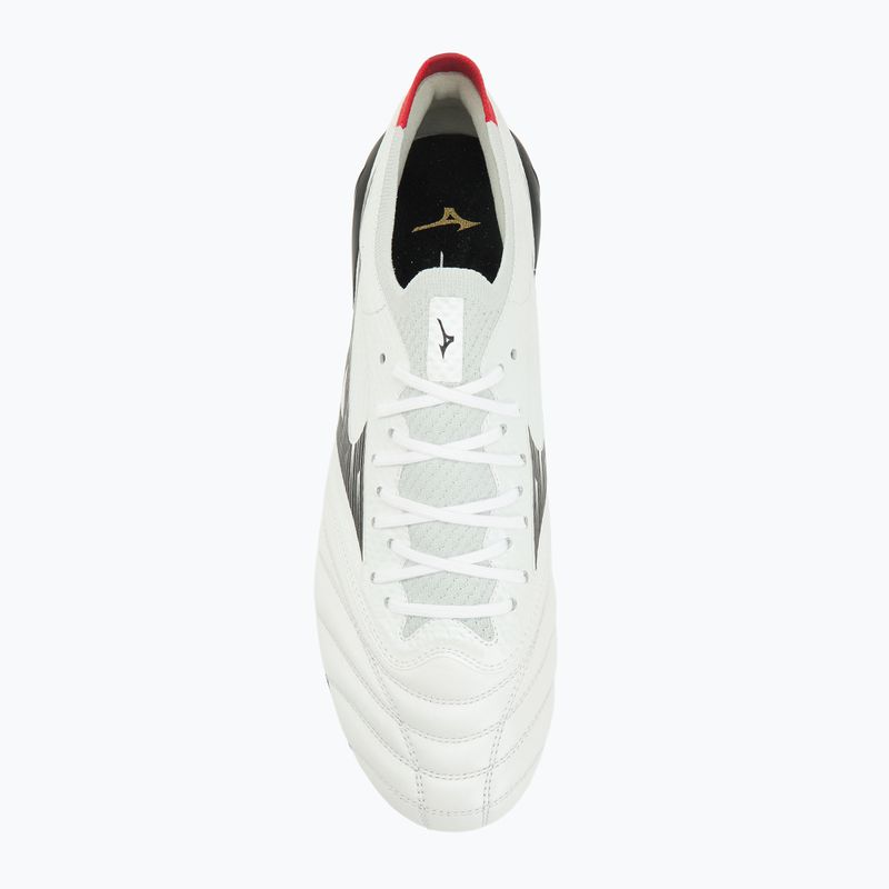 Férfi focicipő Mizuno Morelia Neo IV Β Elite MD White/Black/Chinese Red 5
