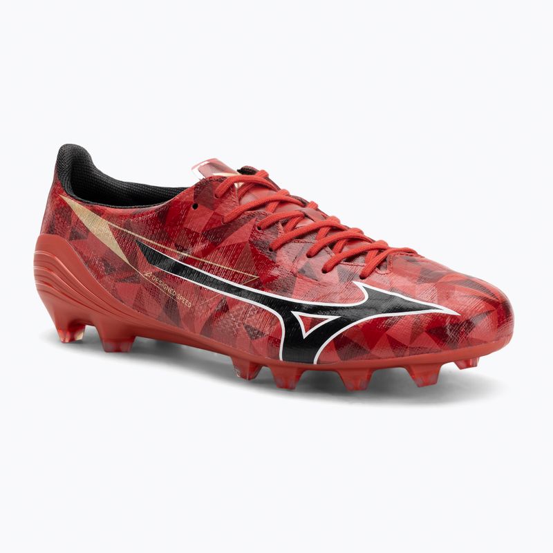 Mizuno férfi futballcipő α II Elite Md morelia 40. piros/fekete/arany