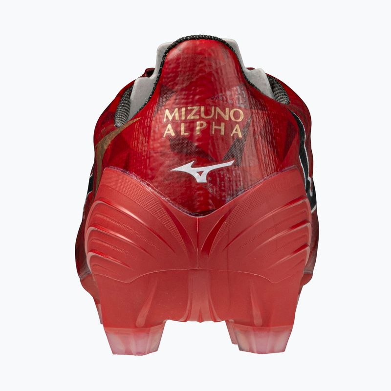 Férfi futballcipő Mizuno α II Pro Md morelia 40. piros/fekete/arany 3