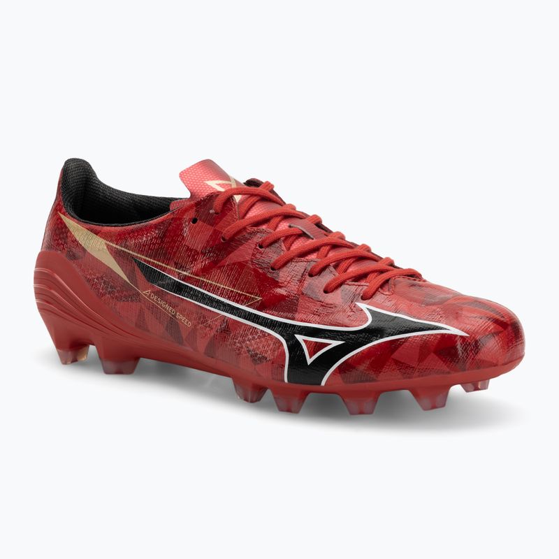 Férfi futballcipő Mizuno α II Pro Md morelia 40. piros/fekete/arany