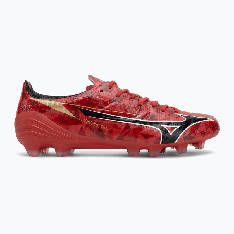Férfi futballcipő Mizuno α II Pro Md morelia 40. piros/fekete/arany 2