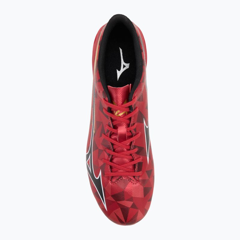 Mizuno α II Select Md morelia 40. piros/fekete/arany futballcipő 5