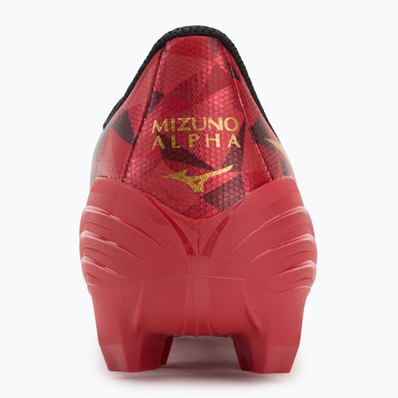 Mizuno α II Select Md morelia 40. piros/fekete/arany futballcipő 6