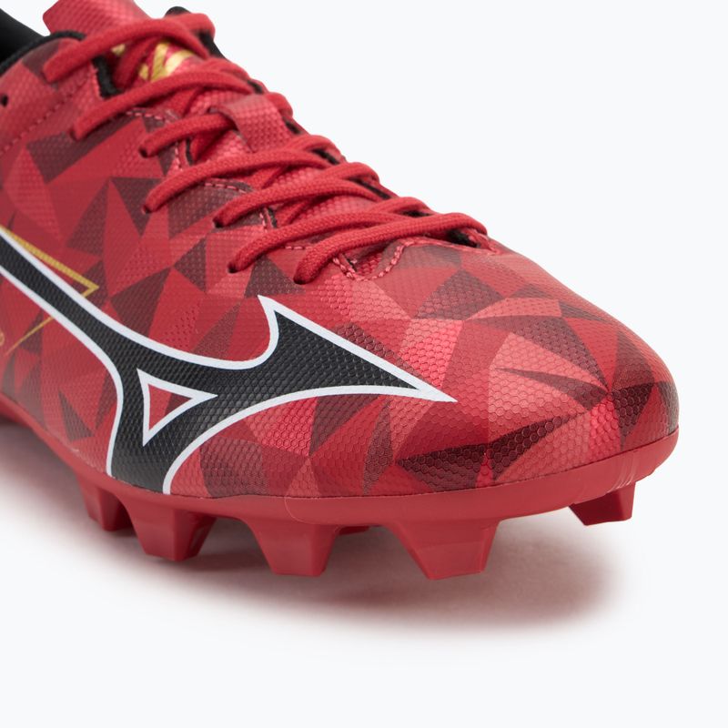 Mizuno α II Select Md morelia 40. piros/fekete/arany futballcipő 7