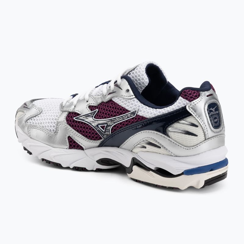 Mizuno Wave Rider 10 futócipő white/baritone blue/dark purple 3