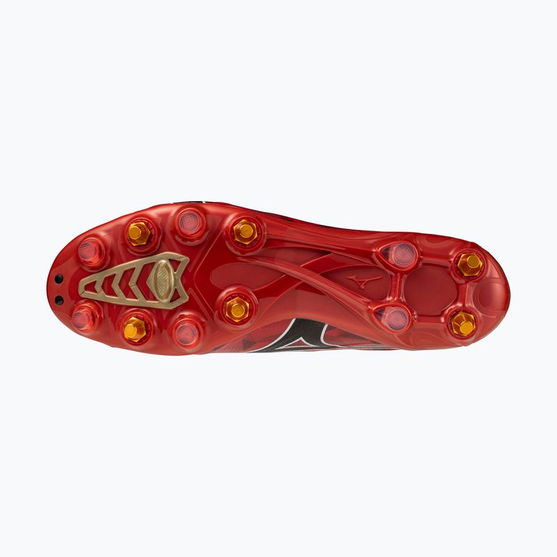 Férfi futball cipő Mizuno α II Japan Mix sárgabarack 40. piros/fekete/arany 4