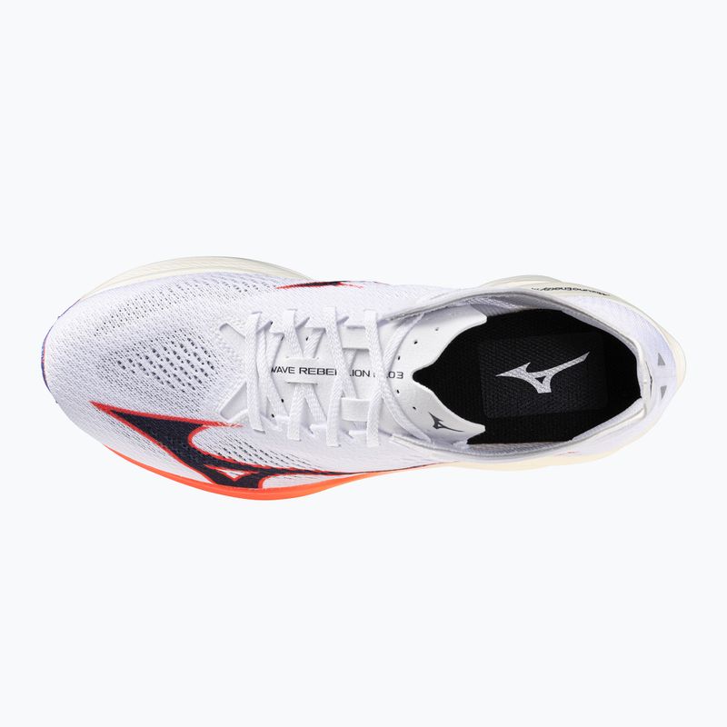 Mizuno Wave Rebellion Pro 3 futócipő fehér/baritonkék/tüzes kora 7