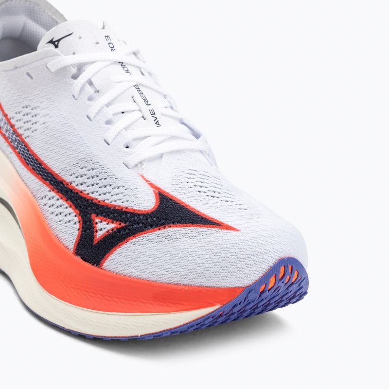Mizuno Wave Rebellion Pro 3 futócipő fehér/baritonkék/tüzes kora 7