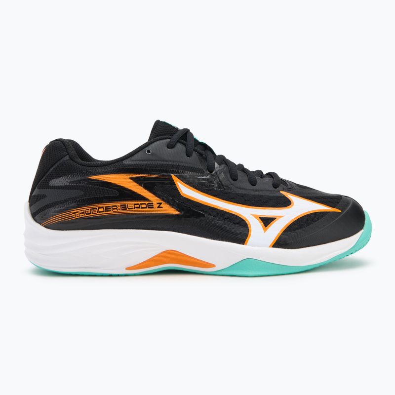 Mizuno Thunder Blade Z röplabda cipő fekete/angol/jégzöld 2