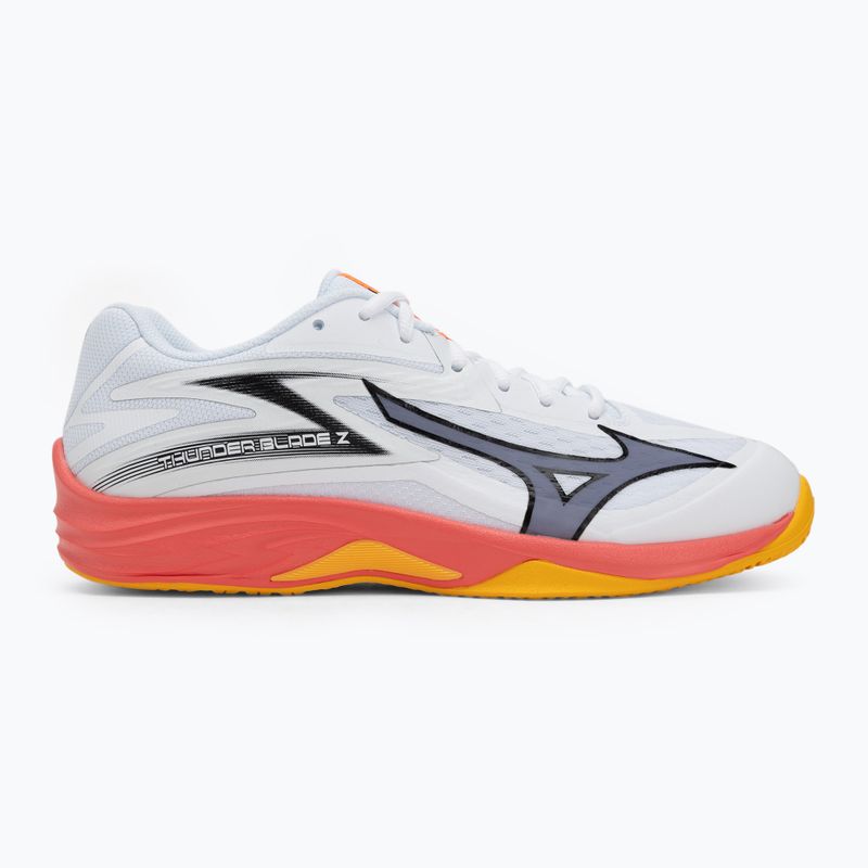 Mizuno Thunder Blade Z fehér/tüzes korall 2/citrus röplabdacipő 2