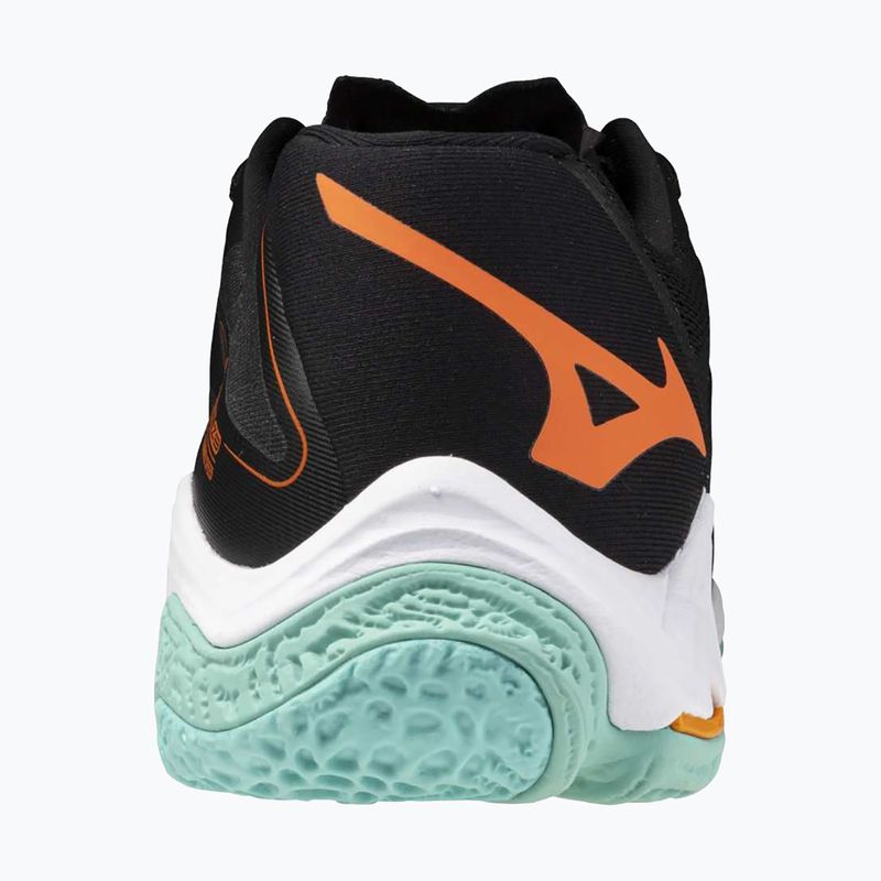 Mizuno Wave Lightning Z8 röplabda cipő fekete/angol/jégzöld 3