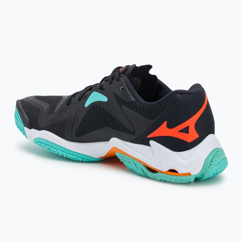 Mizuno Wave Lightning Z8 röplabda cipő fekete/angol/jégzöld 3