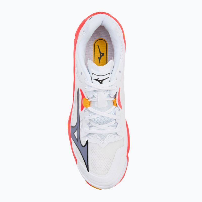 Mizuno Wave Lightning Z8 fehér/tüzes korall 2/citrus röplabdacipő 5