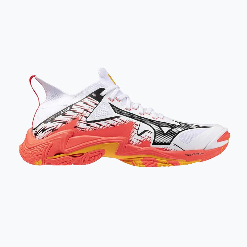 Mizuno Wave Lightning Neo 3 fehér/tüzes korall 2/citrus röplabdacipő 8