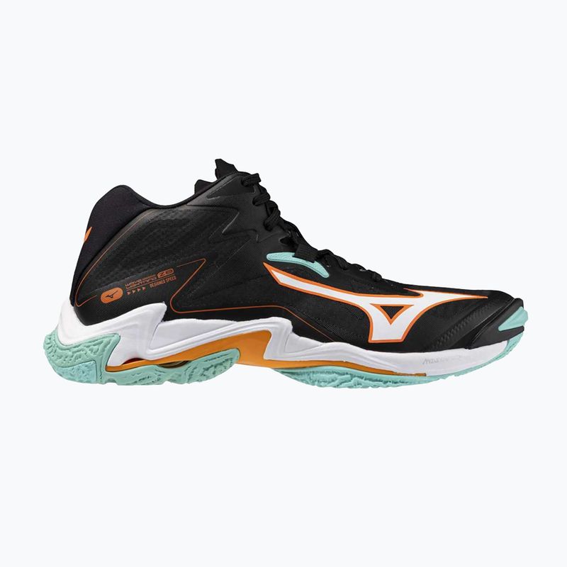 Mizuno Wave Lightning Z8 Mid röplabda cipő fekete/angol/jégzöld