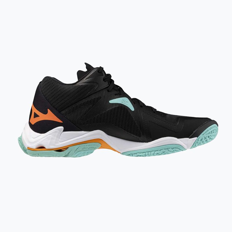 Mizuno Wave Lightning Z8 Mid röplabda cipő fekete/angol/jégzöld 2