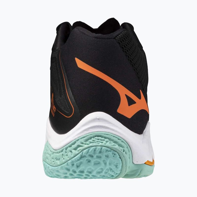 Mizuno Wave Lightning Z8 Mid röplabda cipő fekete/angol/jégzöld 3