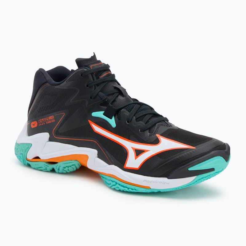 Mizuno Wave Lightning Z8 Mid röplabda cipő fekete/angol/jégzöld