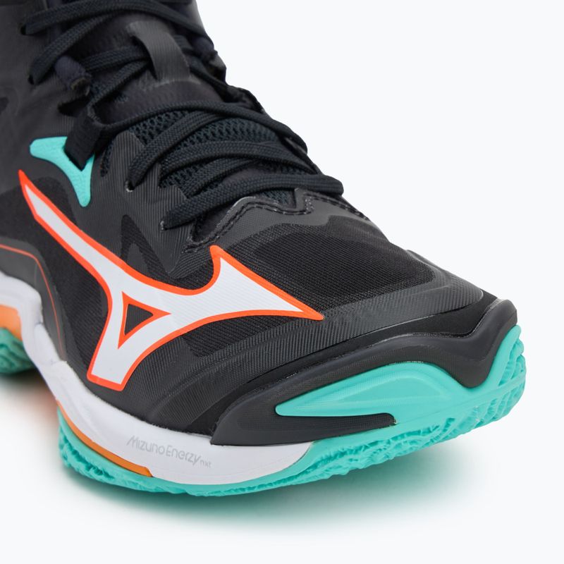 Mizuno Wave Lightning Z8 Mid röplabda cipő fekete/angol/jégzöld 7