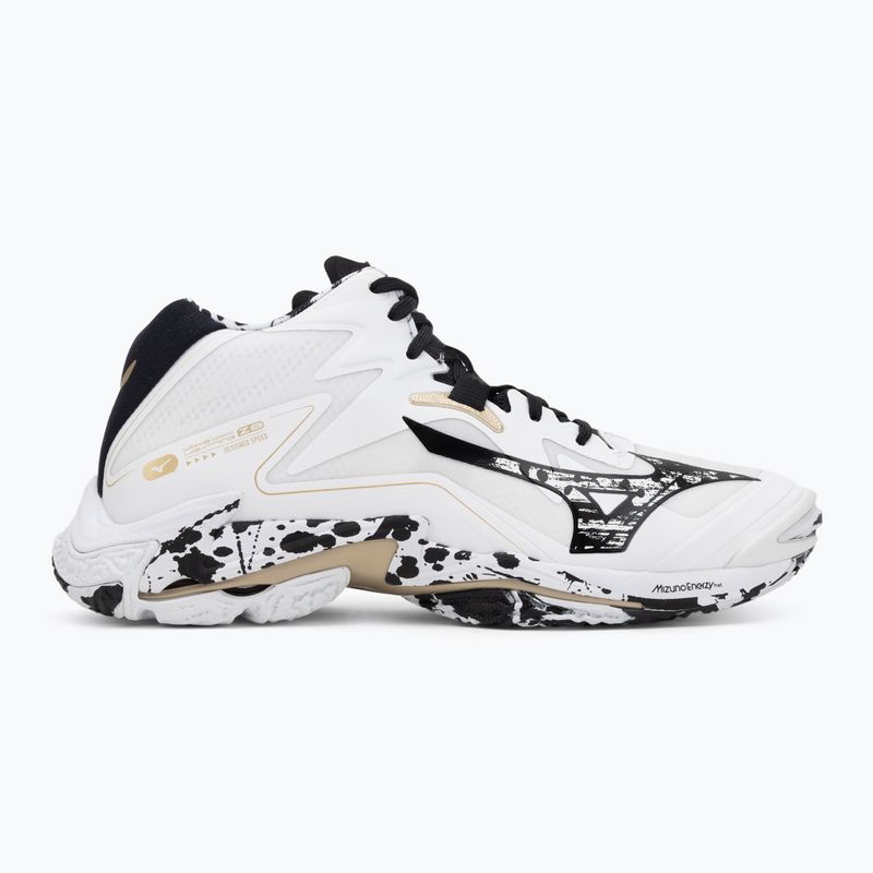 Röplabdacipő Mizuno Wave Lightning Z8 Mid white/black/gold 2