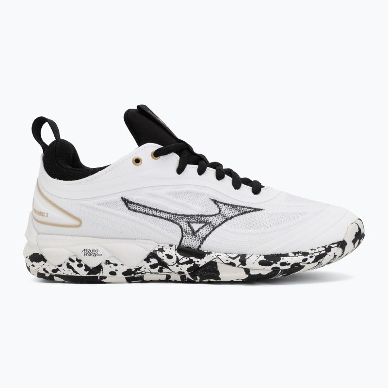 Röplabda cipő Mizuno Wave Luminous 3 white/black/ge gold 2