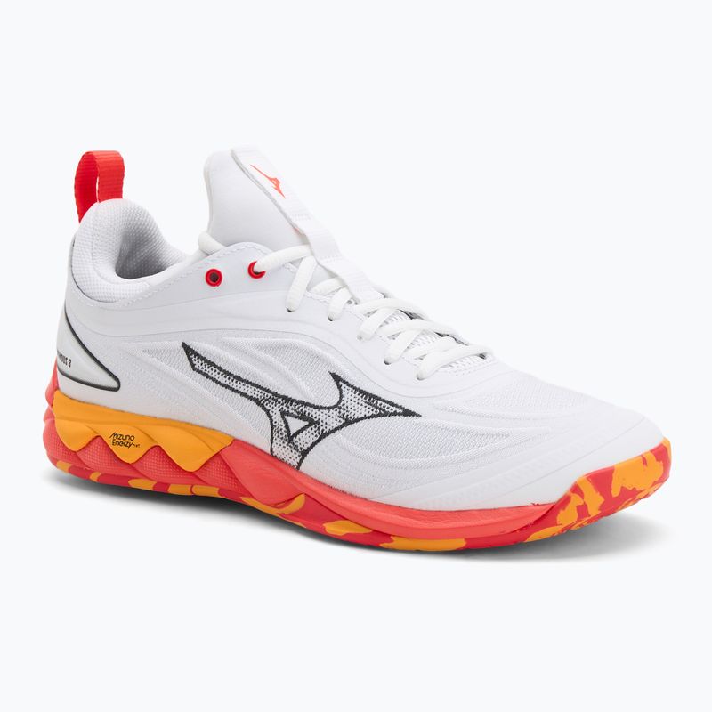 Mizuno Wave Luminous 3 fehér/tüzes korall 2/citrus röplabdacipő