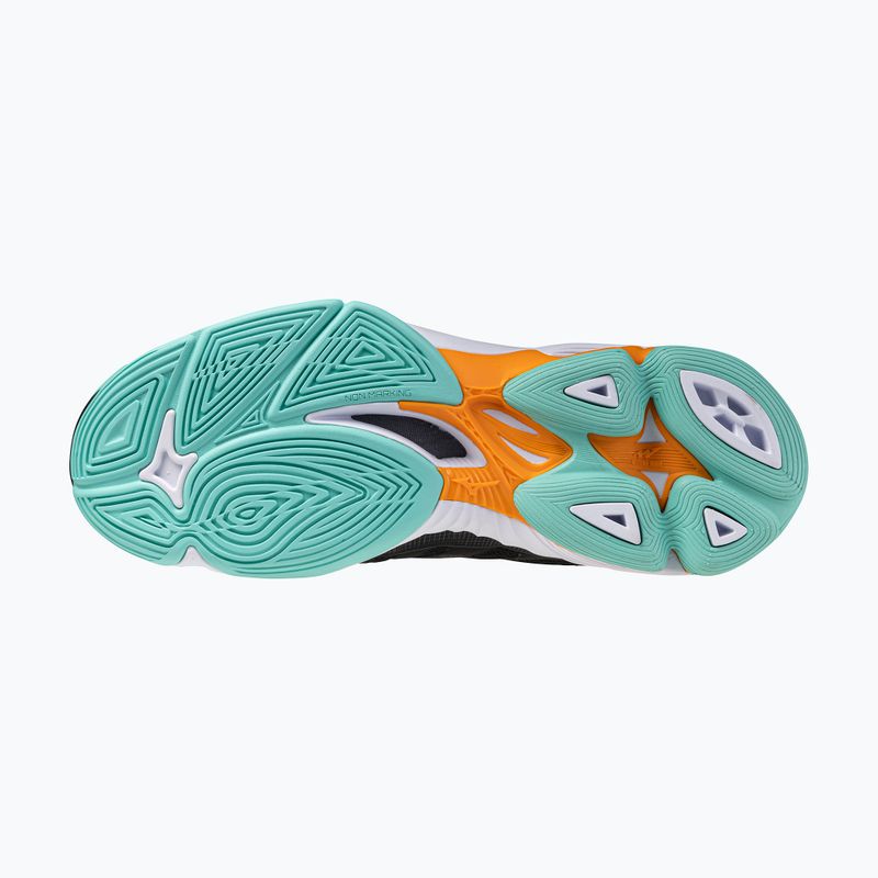 Mizuno Wave Voltage 2 röplabda cipő fekete/angol/jégzöld 4