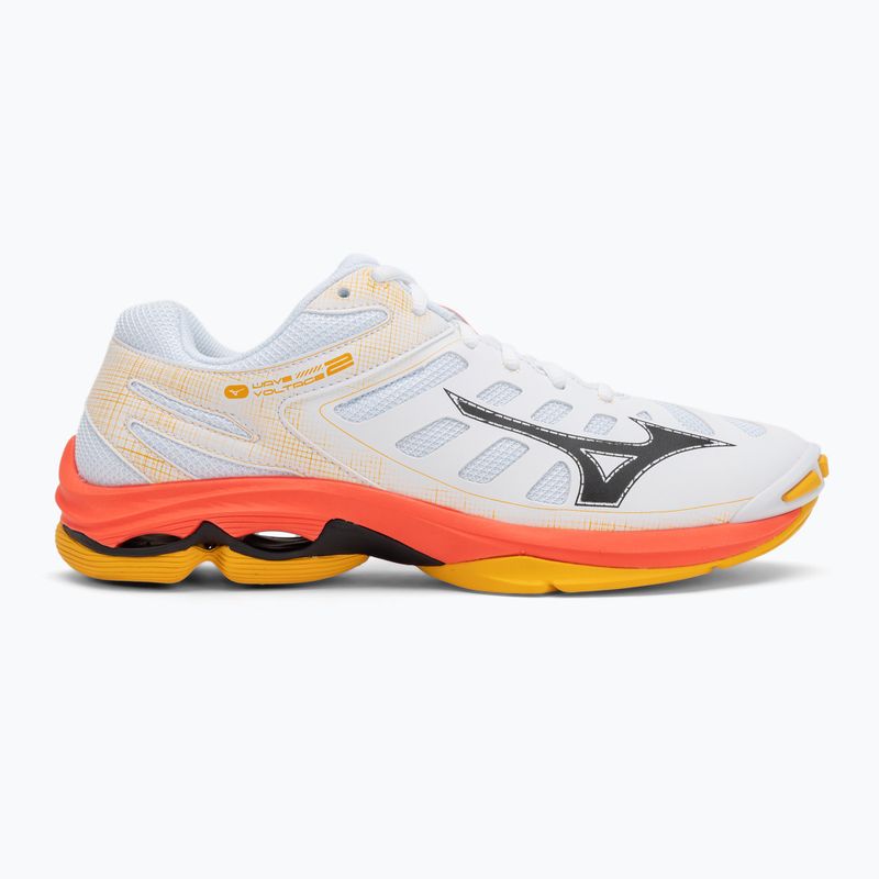 Röplabda cipő Mizuno Wave Voltage 2 fehér/tűzkorall 2/citrus 2