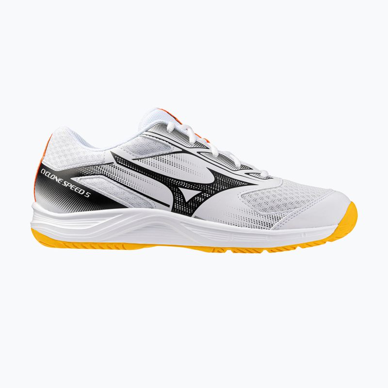 Mizuno Cyclone Speed 5 fehér/tüzes korall 2/citrus röplabdacipő 8