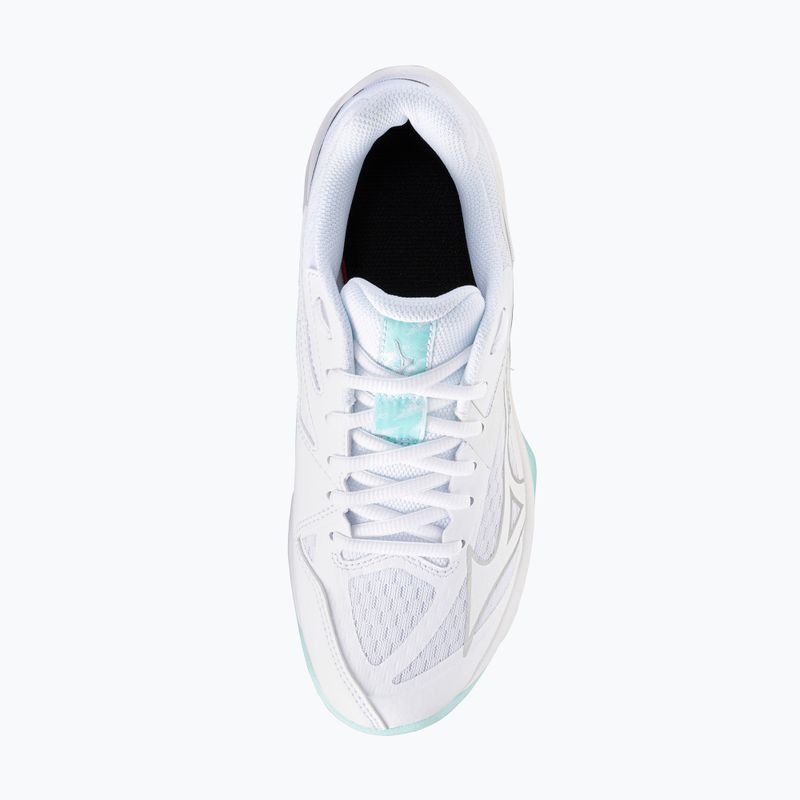 Női röplabda cipő Mizuno Thunder Blade Z fehér/kék színű 5
