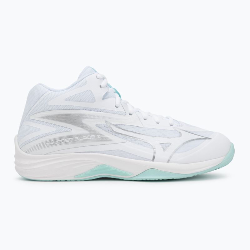 Női röplabdacipő Mizuno Thunder Blade Z Mid white/blue tint 2