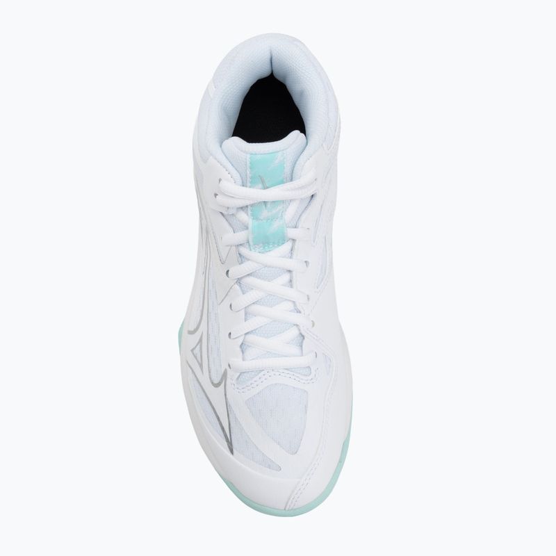 Női röplabdacipő Mizuno Thunder Blade Z Mid white/blue tint 5
